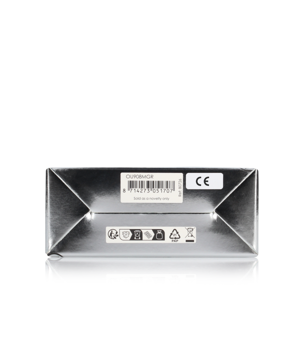 Ouch! by Shots Puntige Vibrerende Prostaatmassage met Afstandsbediening - Metallic Groen