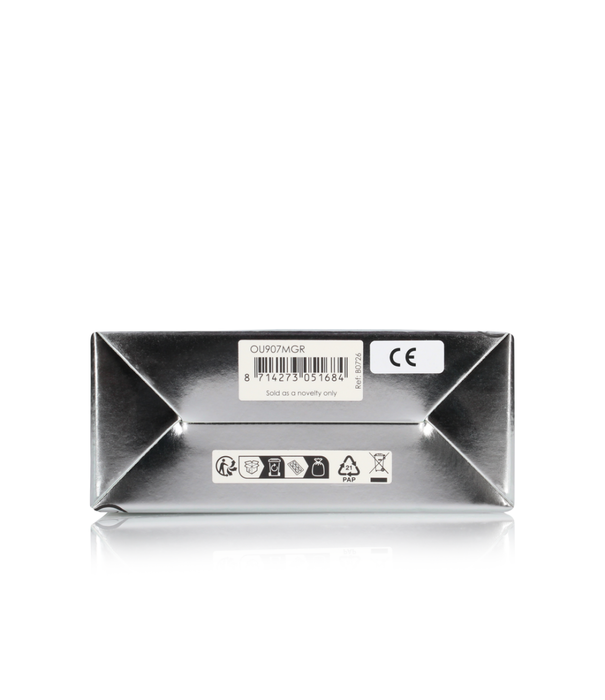 Ouch! by Shots Kralen Vibrerende Prostaat Massager met Afstandsbediening - Metallic Groen