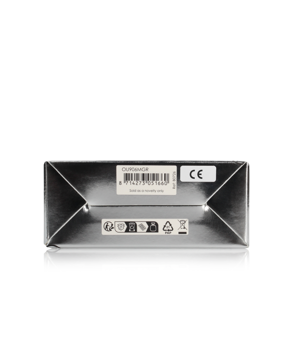 Ouch! by Shots Gestapelde Vibrerende Prostaatmassager met Afstandsbediening - Metallic Groen