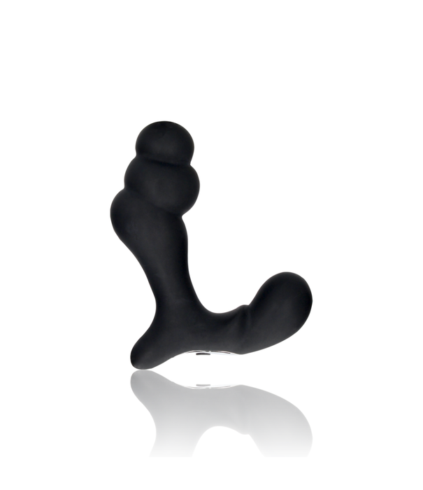 Ouch! by Shots Gelaagde Vibrerende Prostaat Massager met Afstandsbediening - Zwart