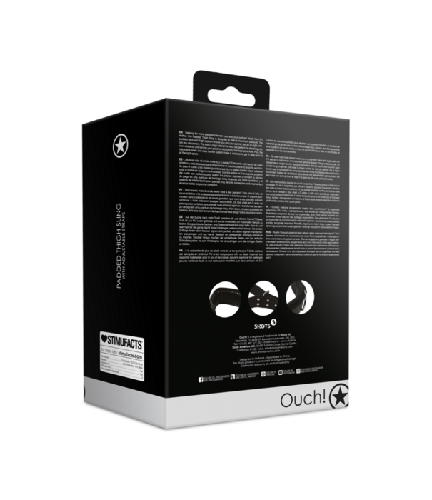 Ouch! by Shots Gevoerde Dijband - Zwart