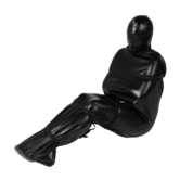 Body Bag met Nylon Bandjes - Zwart