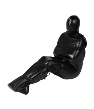 Body Bag met Nylon Bandjes - Zwart