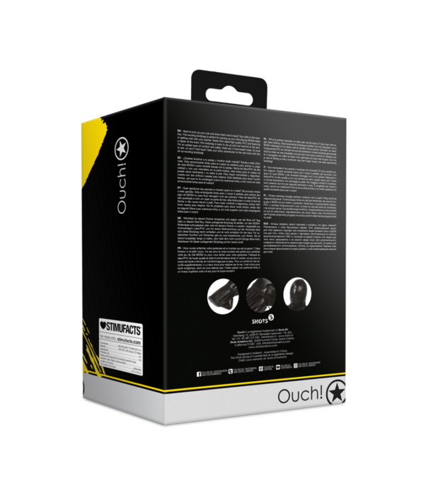 Ouch! by Shots Body Bag met Nylon Bandjes - Zwart