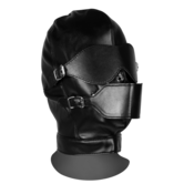 Blindfolded Mask met Ademend Ball Gag - Zwart