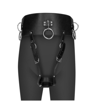 Riem met Vibrator Houder - Zwart