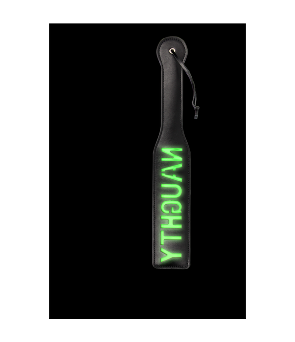 Ouch! by Shots Naughty Paddle - Glow in the Dark - Neon Groen