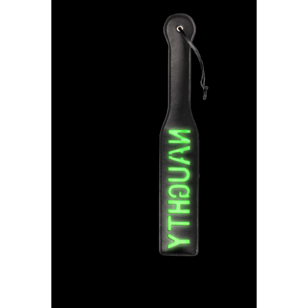 Ouch! by Shots Naughty Paddle - Glow in the Dark - Neon Groen afbeelding