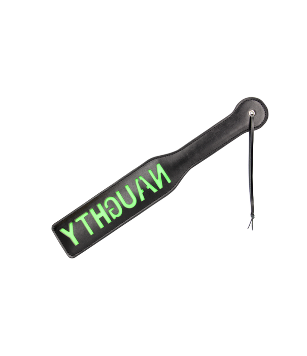 Ouch! by Shots Naughty Paddle - Glow in the Dark - Neon Groen
