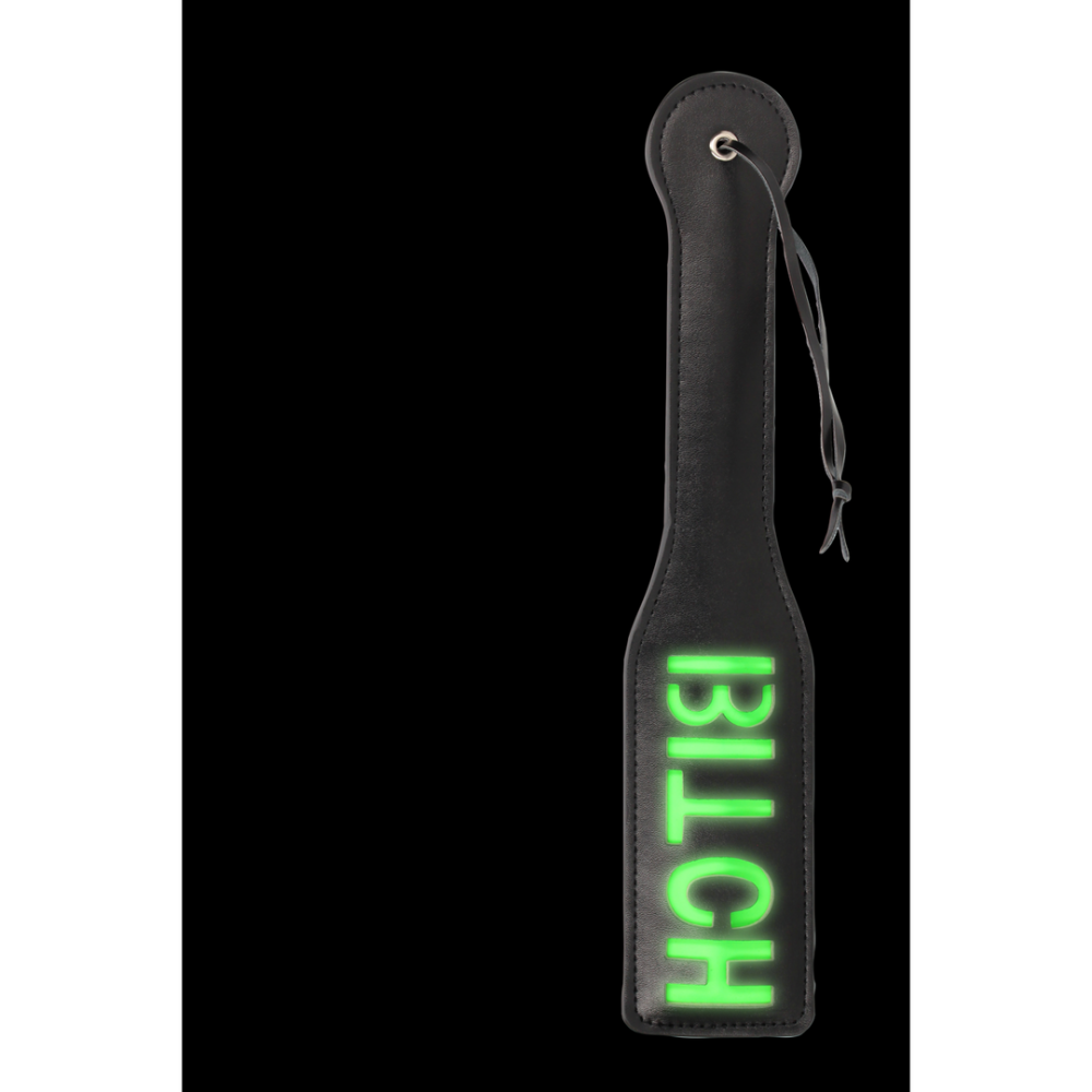 Ouch! by Shots Bitch Paddle - Glow in the Dark - Neon Groen afbeelding