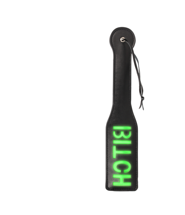 Ouch! by Shots Bitch Paddle - Glow in the Dark - Neon Groen