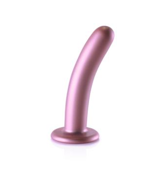Glad Silicone G-Spot Dildo - 6'' / 14,5 cm - Rose Gold