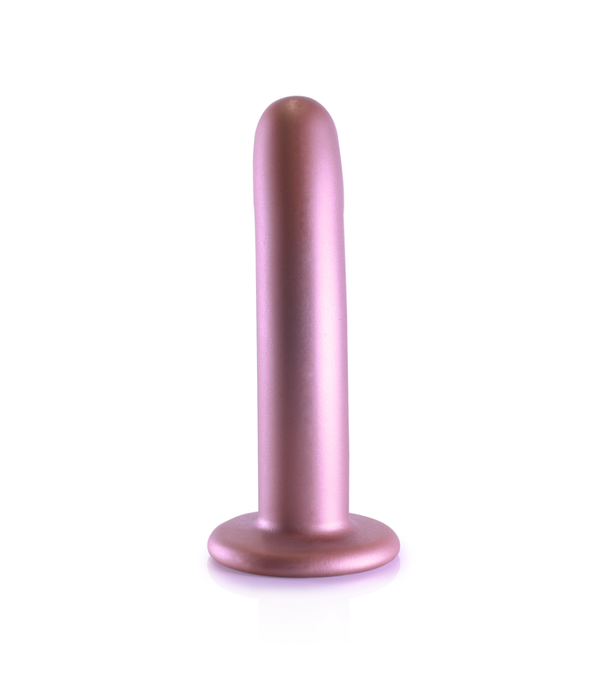 Ouch! by Shots Glad Silicone G-Spot Dildo - 6'' / 14,5 cm - Rose Gold