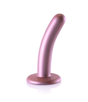 Smooth Silicone G-Spot Dildo - 5'' / 12 cm - Roségoud