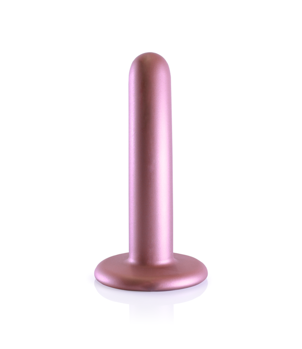 Ouch! by Shots Smooth Silicone G-Spot Dildo - 5'' / 12 cm - Roségoud