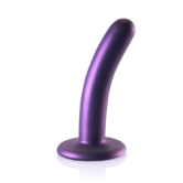Zachte Silikon G-Spot Dildo - 5'' / 12 cm - Metallic Paars