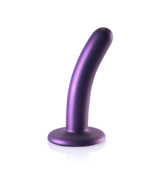 Zachte Silikon G-Spot Dildo - 5'' / 12 cm - Metallic Paars