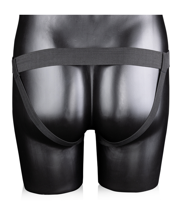 Ouch! by Shots Glow in the Dark Twisted Hollow Strap-On - 8 / 20 cm - Neon Groen