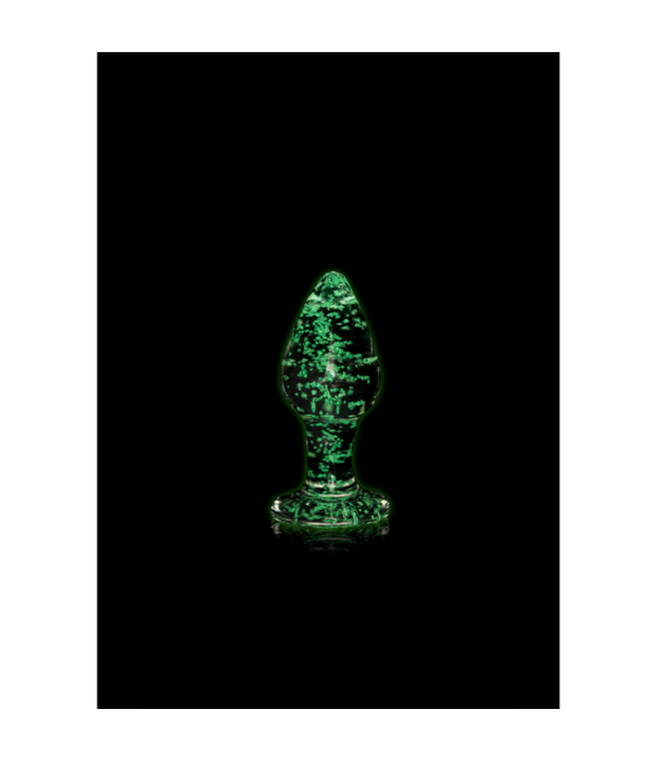 Ouch! by Shots Glas Buttplug - Glow in the Dark - Klein