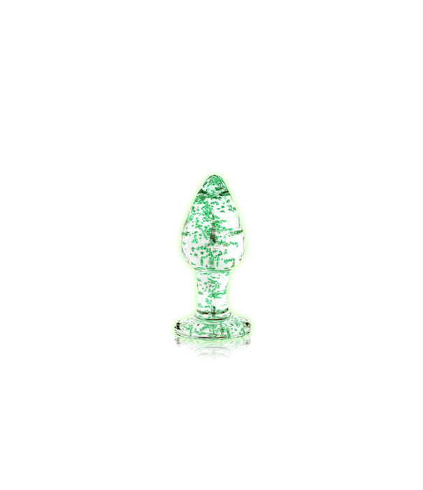 Ouch! by Shots Glas Buttplug - Glow in the Dark - Klein