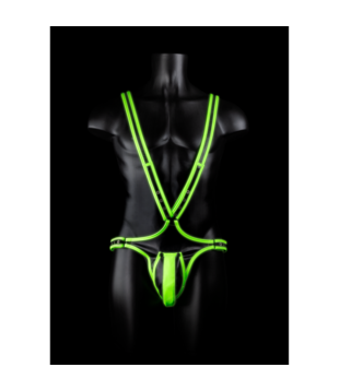 Lichaamsbedekkende Harnas - Glow in the Dark - S/M