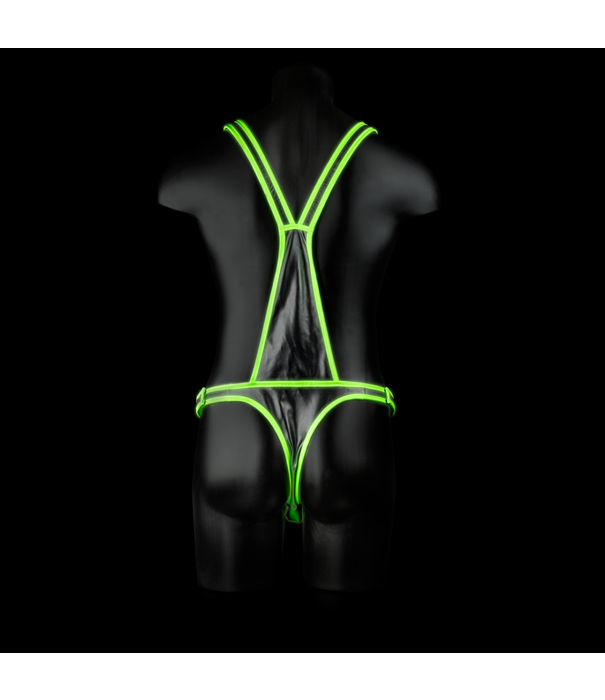 Ouch! by Shots Lichaamsbedekkende Harnas - Glow in the Dark - S/M