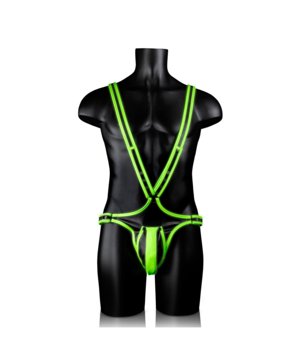 Ouch! by Shots Lichaamsbedekkende Harnas - Glow in the Dark - L/XL