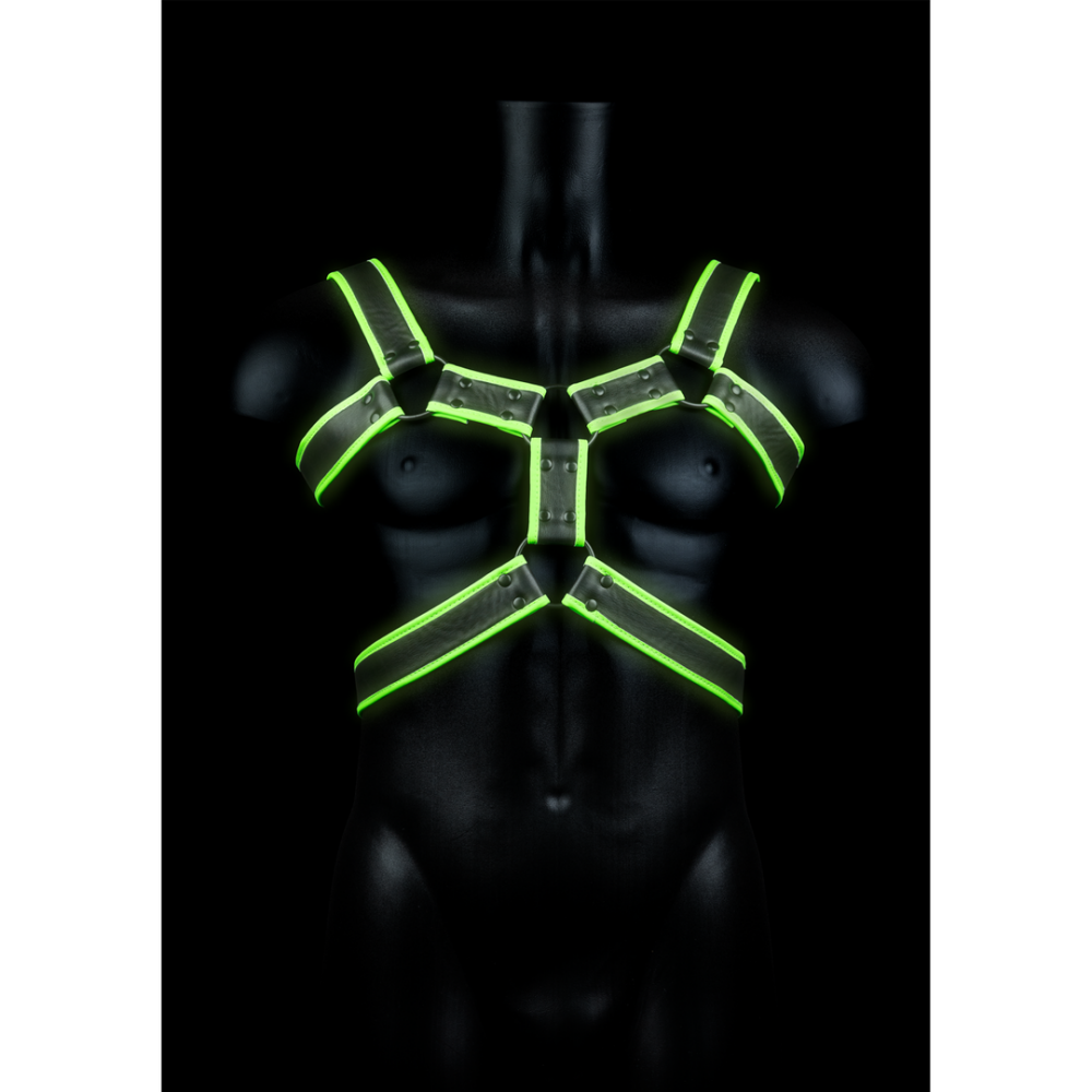Ouch! by Shots Body Armor - Glow in the Dark - S/M afbeelding