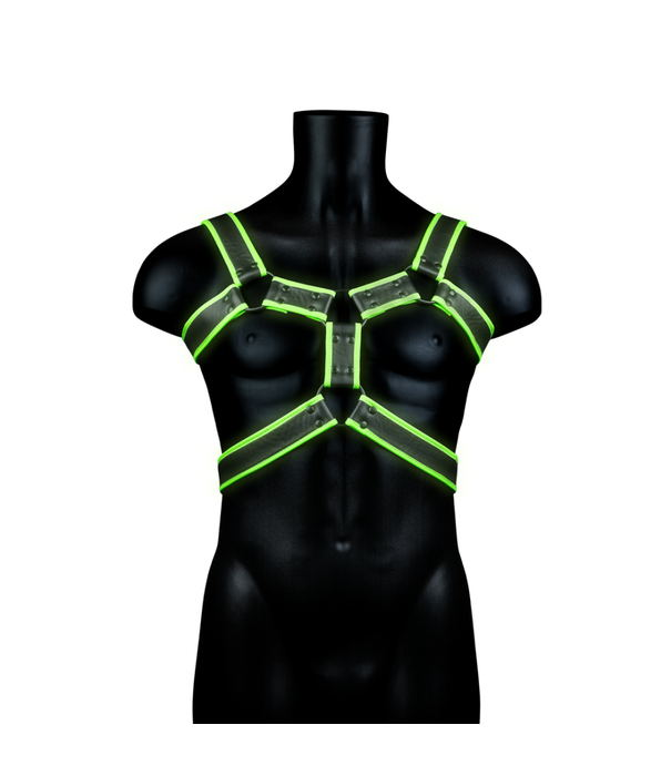 Ouch! by Shots Body Armor - Glow in the Dark - S/M