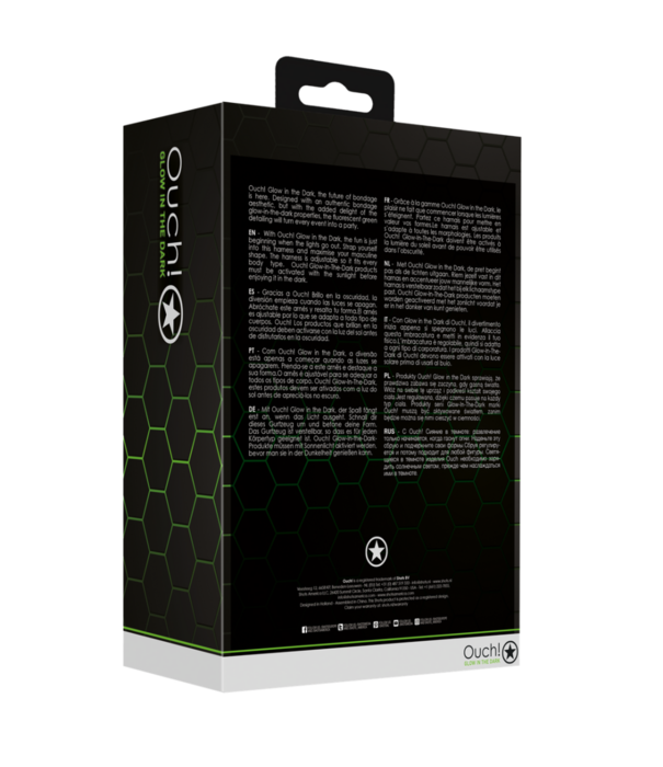 Ouch! by Shots Body Armor - Glow in the Dark - L/XL