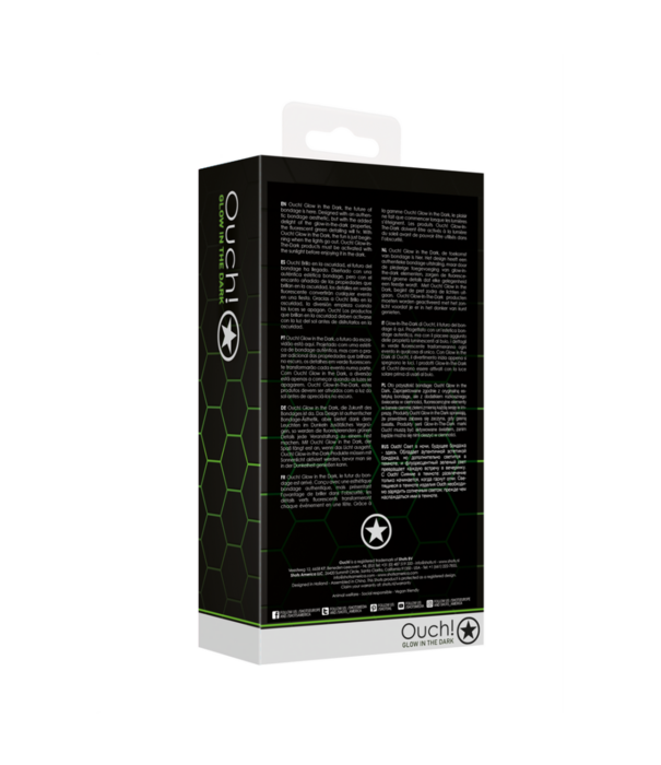 Ouch! by Shots Massieve Ball Gag - Glow in the Dark