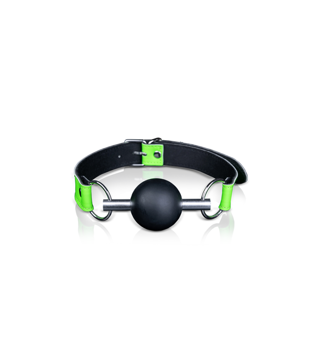 Ouch! by Shots Massieve Ball Gag - Glow in the Dark