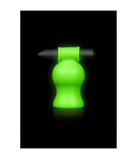 Vibrerende Hoofd Masturbator - Glow in the Dark