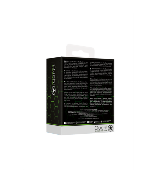 Ouch! by Shots Vibrerende Hoofd Masturbator - Glow in the Dark