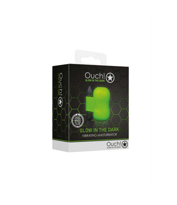 Ouch! by Shots Vibrerende Masturbator - Glow in the Dark