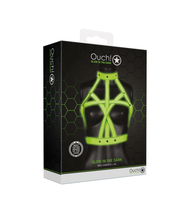 Ouch! by Shots BH-harnas - Glow in the Dark - L/XL