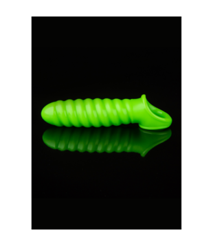 Swirl Rekbare Penis Sheath - Glow in the Dark