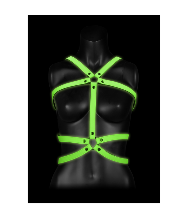 Ouch! by Shots Body Armor - Glow in the Dark - L/XL