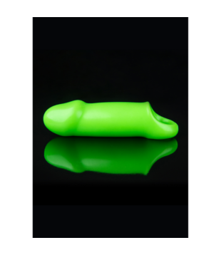 Gladde Dikke Rekbare Penis Huls - Glow in the Dark