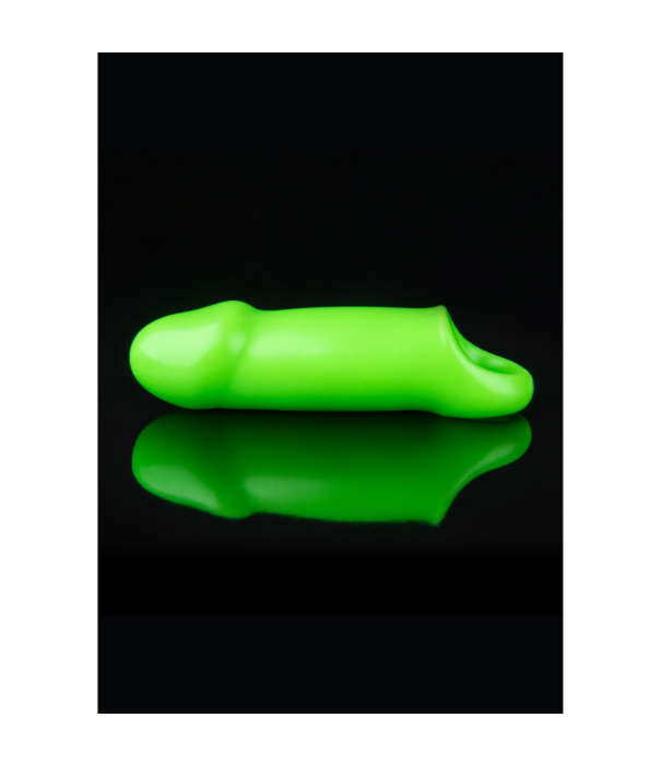 Ouch! by Shots Gladde Dikke Rekbare Penis Huls - Glow in the Dark