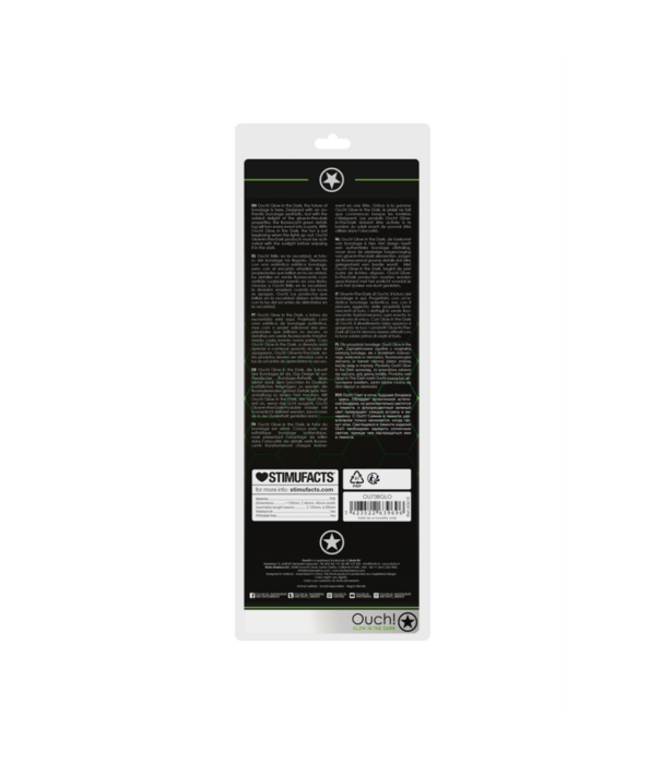 Ouch! by Shots Gladde Dikke Rekbare Penis Huls - Glow in the Dark