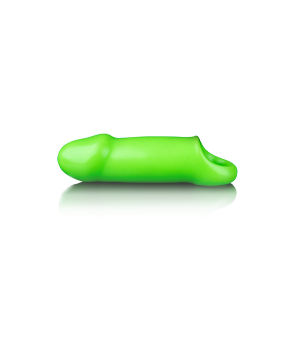 Ouch! by Shots Gladde Dikke Rekbare Penis Huls - Glow in the Dark