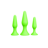 Butt Plug Set - Glow in the Dark