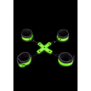 Hand- en enkelboeien met hogtie - Glow in the Dark