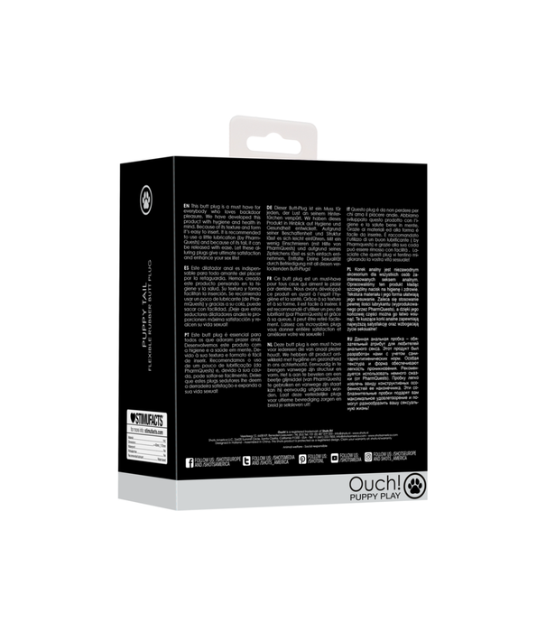 Ouch! by Shots Flexibele Rubber Buttplug