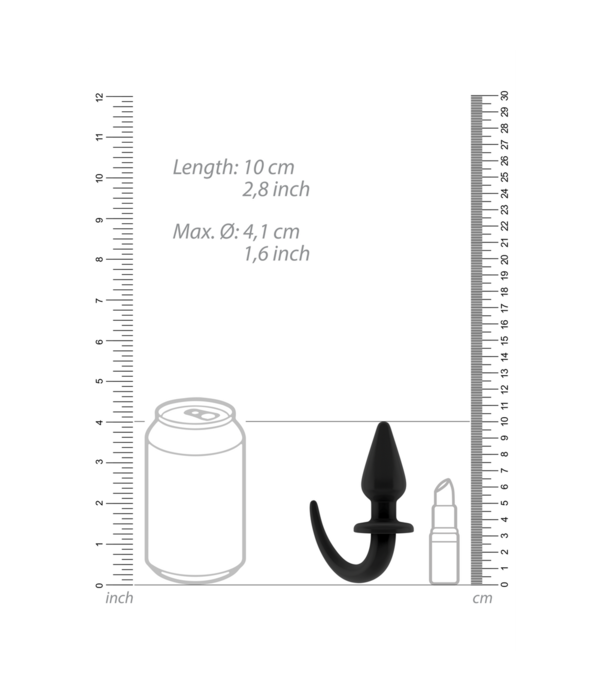 Ouch! by Shots Flexibele Rubber Buttplug