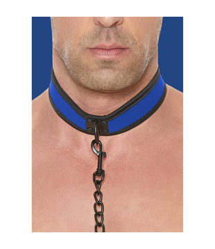 Neopreen Halsband met Leash