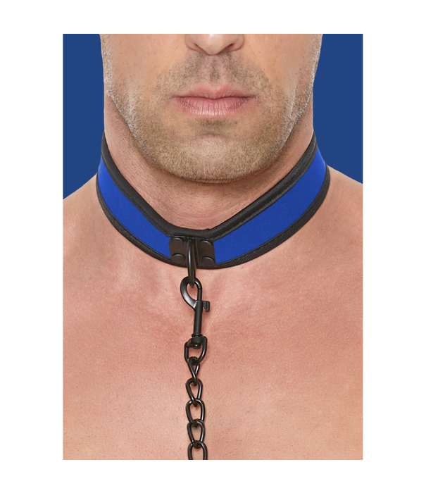Ouch! by Shots Neopreen Halsband met Leash