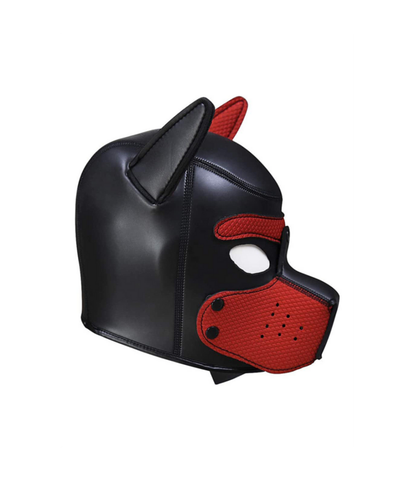 Ouch! by Shots Neopreen Puppy Mask - Rood