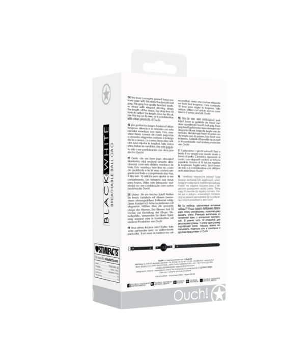 Ouch! by Shots Ademend Ball Gag